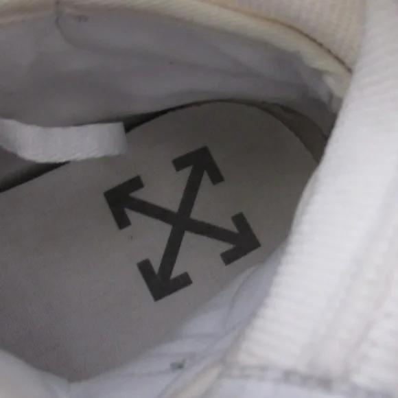 Off-White Off Court 3.0 Men's White/White Leather High Top Sneakers Sz 42 US 9 - Picture 8 of 16